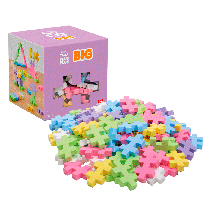 PLUS PLUS: CUBO BIG PASTEL