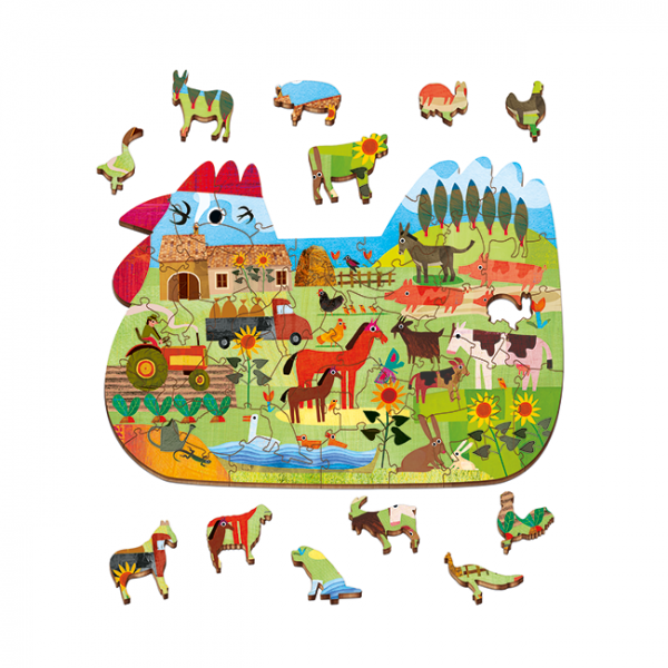 WOODY PUZZLE LA GRANJA