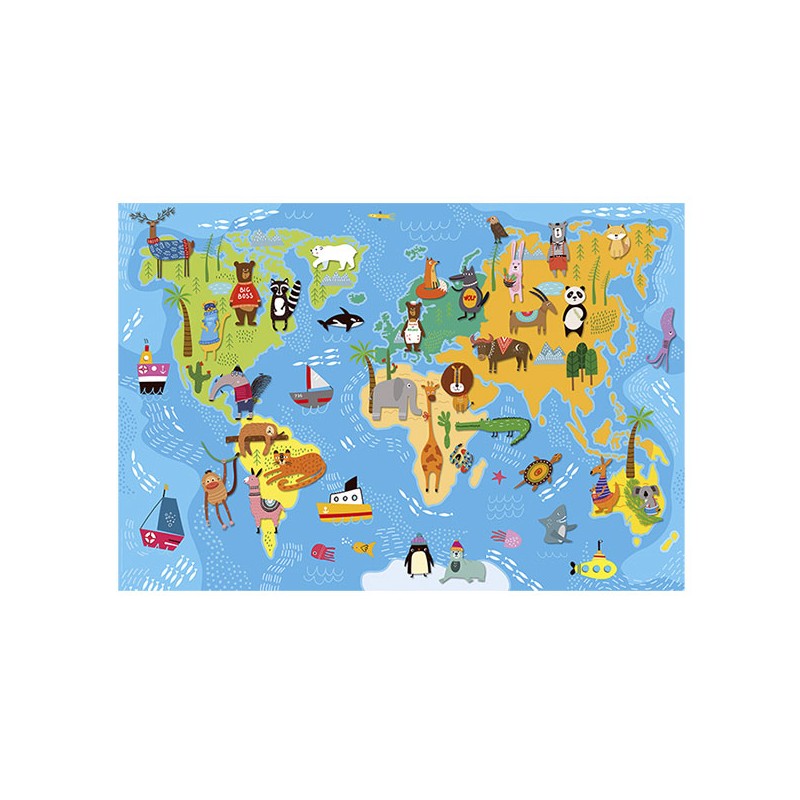 GIANT PUZZLE - EL MAPA DE LOS ANIMALES