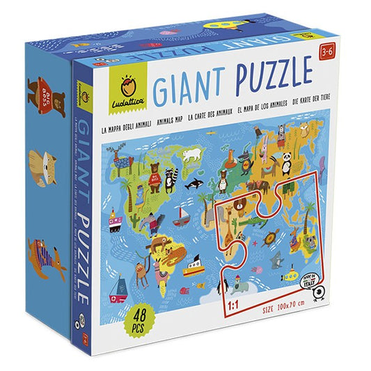 GIANT PUZZLE - EL MAPA DE LOS ANIMALES